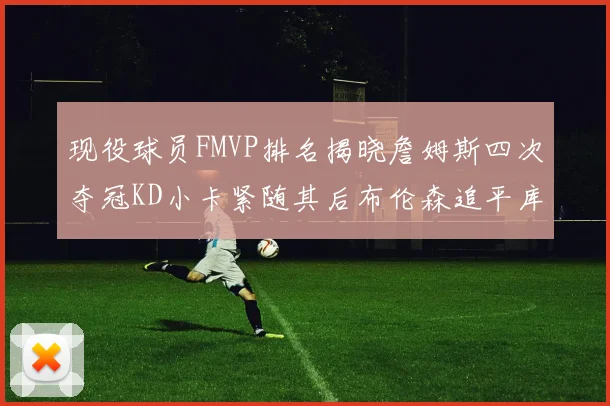 现役球员FMVP排名揭晓詹姆斯四次夺冠KD小卡紧随其后布伦森追平库里约基奇等